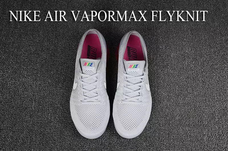 nike air vapormax laceless swoosh flyknit white
